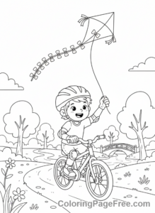 Brainrot coloring page - Kid screen-free adventure