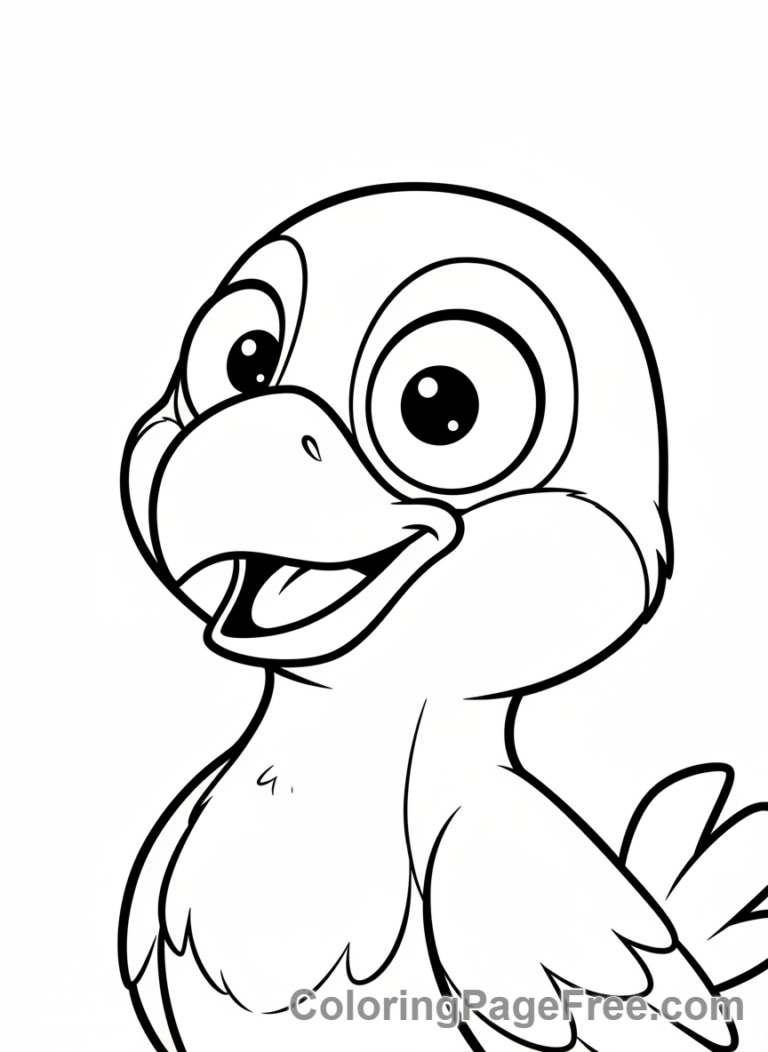 Garten Of Banban coloring page - Opila Bird curious