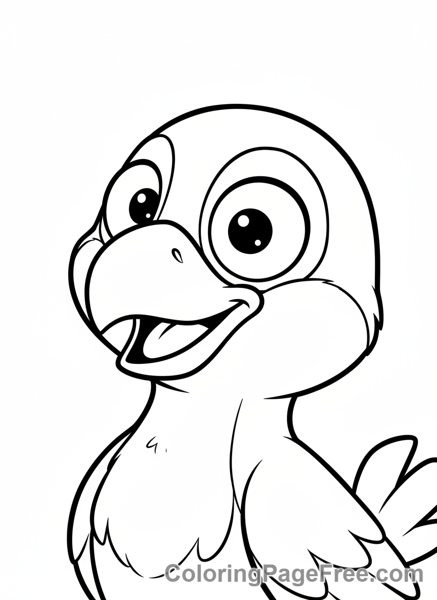 Garten Of Banban coloring page - Opila Bird curious