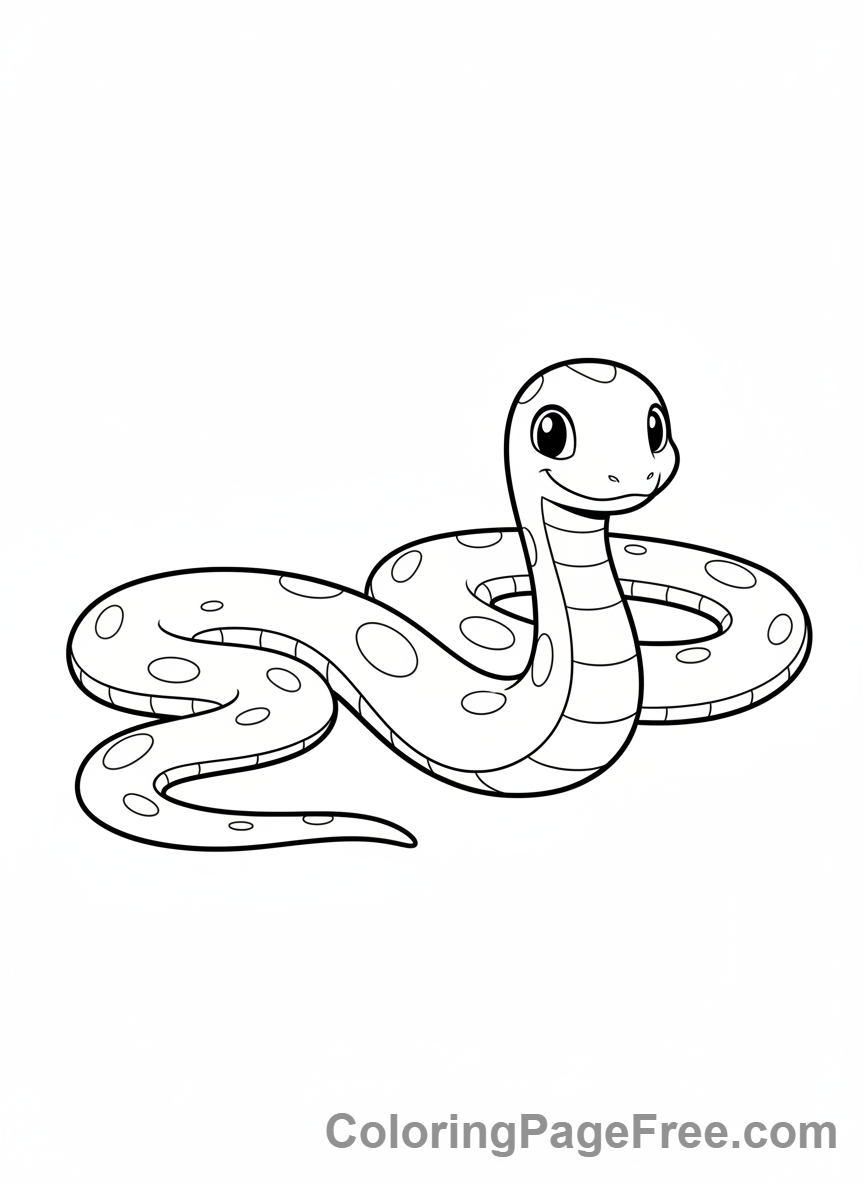 Garten Of Banban coloring page - Slow Seline slithering
