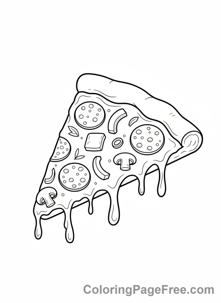 Detailed close up of pizza slice with pepperoni