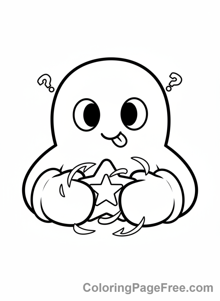 Stumble Guys coloring page - Stumble Guy power-up