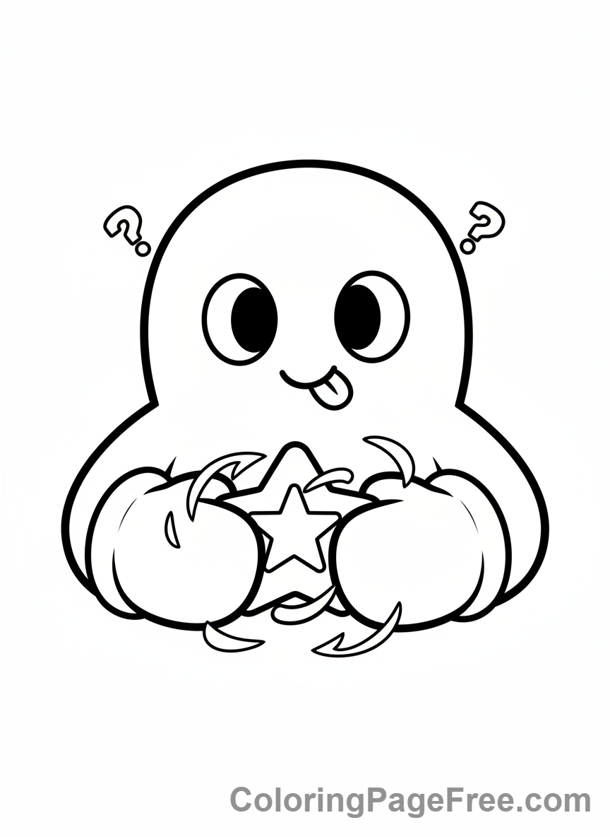 Stumble Guys coloring page - Stumble Guy power-up