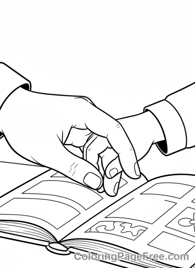 Teachers coloring page - Teacher helps student